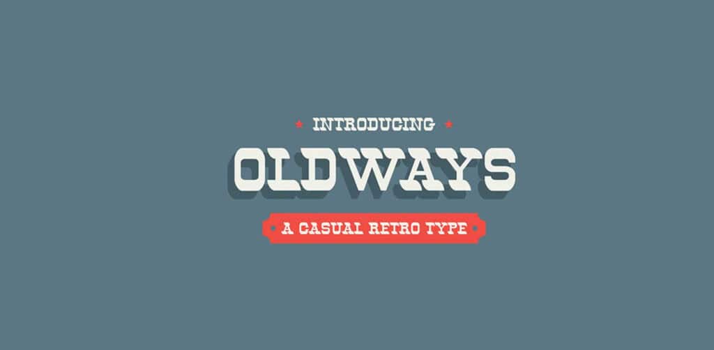 Free Download: Oldways Typeface