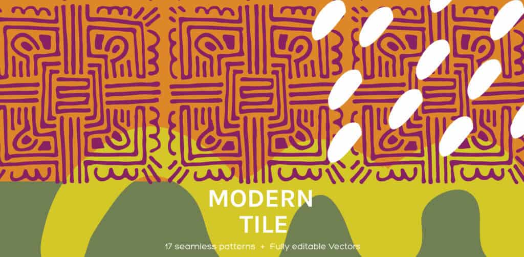 Free Download: Modern Tile -||- Seamless Patterns