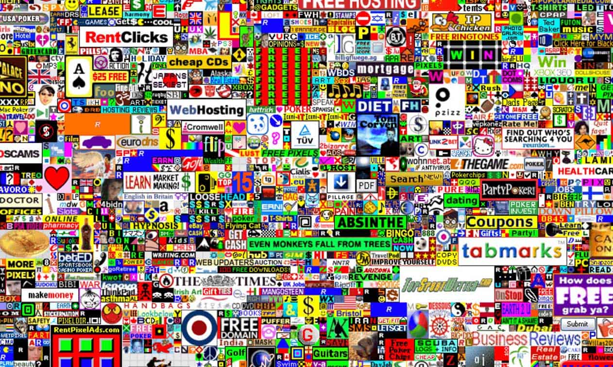 Blast from the Past: The Million Dollar Homepage