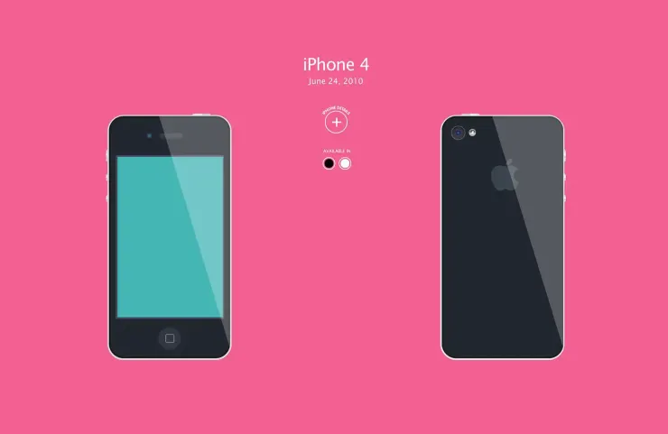 Amazing animated history of the iPhone in pure CSS