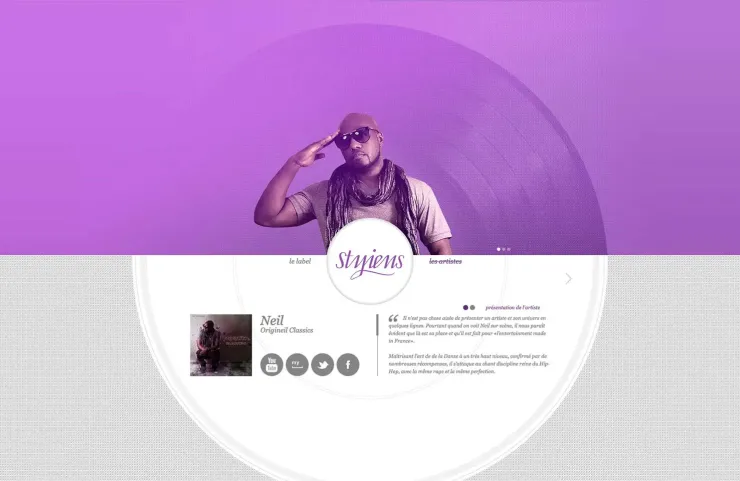 How to use circles in website design