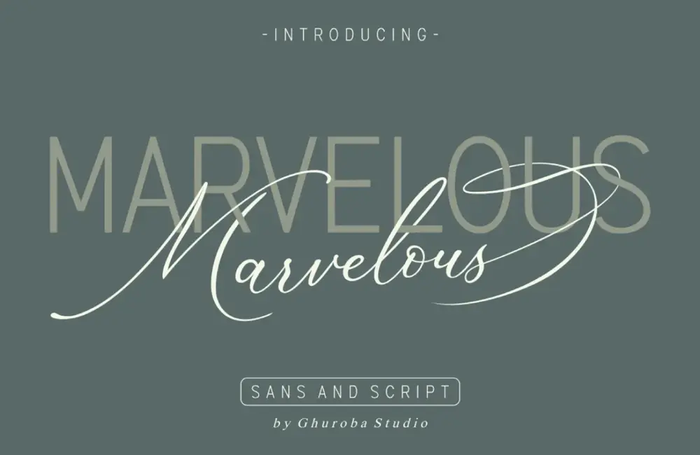 Free Download: The Marvelous Font Duo