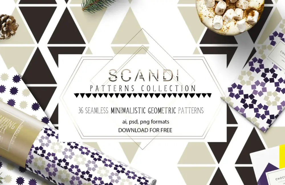 Free Download: Scandi Patterns Collection