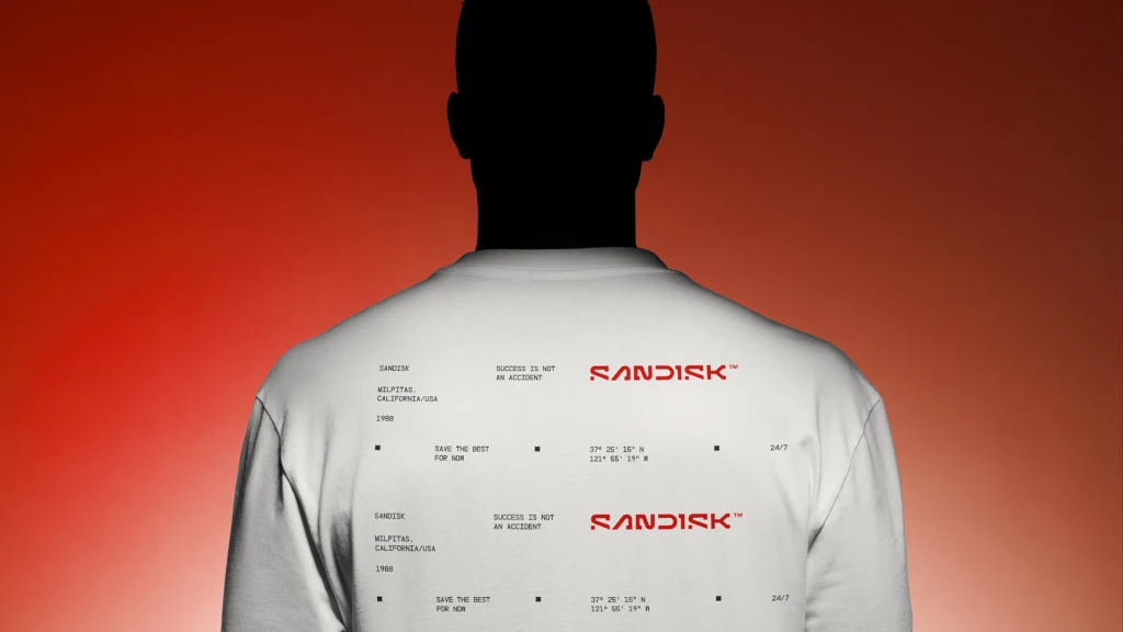 Sandisk’s New Logo Is a Single Pixel of the Future